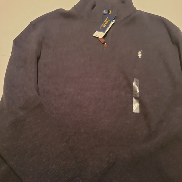 Polo Ralph Lauren Luxury Jersey Quarter-Zip Black - Picture 10 of 16